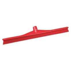 Vikan Single Blade Rubber Floor Squeegee Head, 24 Inch, Red