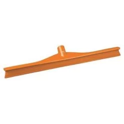 Vikan Single Blade Rubber Floor Squeegee Head, 24 Inch, Orange