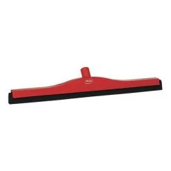 Vikan Double Blade Foam Floor Squeegee Head, 24 Inch, Red