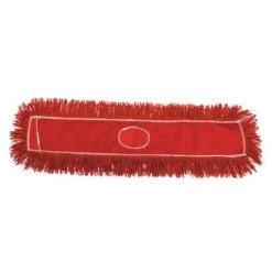 Tough Guy Dust Mop: Nylon/Polyester, 37 1/2 In L, Launderable, 1 In Dp