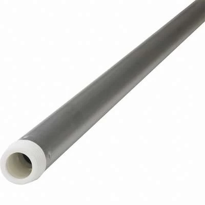 Vikan Color Coded Handle: Threaded, European, Aluminum, 51 In Lg, 7/8 In Dia, White, Fixed Handle 2 Vikan Color Coded Handle: Threaded, European, Aluminum, 51 In Lg, 7/8 In Dia, White, Fixed Handle - Image 2