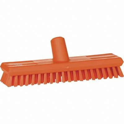 Vikan Extra Stiff Bristle Deck Scrub Brush Head, 2 X 11 Inch, Orange 4 Vikan Extra Stiff Bristle Deck Scrub Brush Head, 2 X 11 Inch, Orange - Image 4