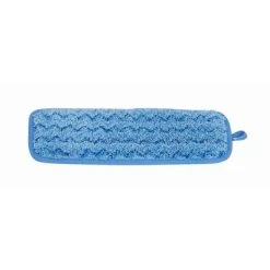 Rubbermaid Microfiber Quick Change 5" X 11" Wet Mop Head, Blue -Cleaning tool store PI Asset 1990680
