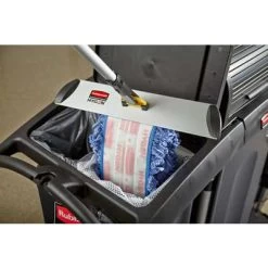 Rubbermaid Mop Pad: Microfiber, 18 In Frame Wd, Blue, Quick Change Connection -Cleaning tool store PI Asset 1990681