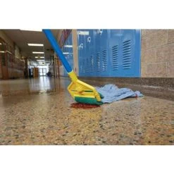 Rubbermaid Wet Mop Handle, Side Gate Mop Connection Type, Blue, Fiberglass, 60" Handle Length -Cleaning tool store PI Asset 1991164