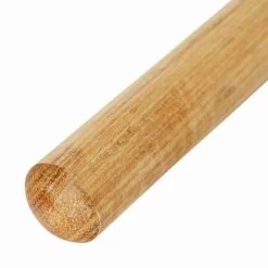 Rubbermaid Handle: 60 In Broom Handle L, Tapered, Natural Wood, Wood -Cleaning tool store PI Asset 1993082