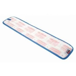 Rubbermaid Microfiber Quick Change 5" X 24" Wet Mop Head, Blue -Cleaning tool store PI Asset 1993784