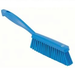 Vikan Soft Bristle Bench Brush, 1.6 X 14 Inch, Blue