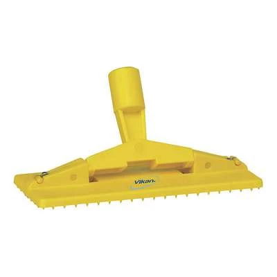 Vikan Floor Model Pad Holder With Handle Head, 3.75 X 9 Inch, Yellow 1 Vikan Floor Model Pad Holder With Handle Head, 3.75 X 9 Inch, Yellow