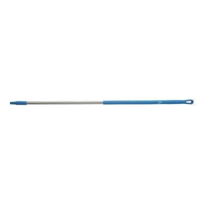 Vikan Stainless Steel Handle For Broom, Squeegee, Or Scraper, 60 Inch, Blue 1 Vikan Stainless Steel Handle For Broom, Squeegee, Or Scraper, 60 Inch, Blue