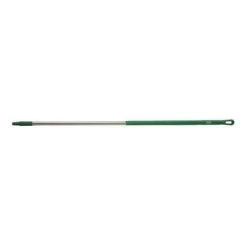 Vikan Stainless Steel Handle For Broom, Squeegee, Or Scraper, 60 Inch, Green
