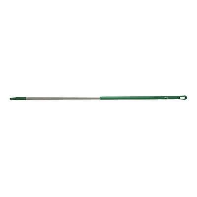 Vikan Stainless Steel Handle For Broom, Squeegee, Or Scraper, 60 Inch, Green 1 Vikan Stainless Steel Handle For Broom, Squeegee, Or Scraper, 60 Inch, Green