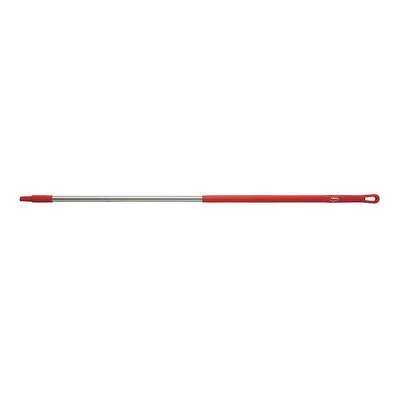 Vikan Stainless Steel Handle For Broom, Squeegee, Or Scraper, 60 Inch, Red 1 Vikan Stainless Steel Handle For Broom, Squeegee, Or Scraper, 60 Inch, Red