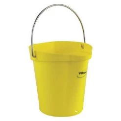 Vikan 1.5 Gallon Plastic Bucket / Cleaning Pail, Yellow