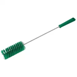 Vikan Medium Bristle, Straight Handled Tube And Valve Brush, 2 X 19.9 Inch, Green