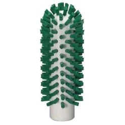 Vikan Stiff Bristle 2 X 5.75 Inch Tube Brush Head For 2 Inch Handle, Green