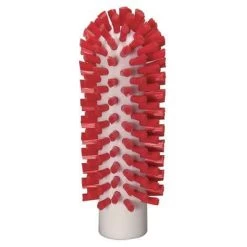 Vikan Stiff Bristle 2 X 5.75 Inch Tube Brush Head For 2 Inch Handle, Red