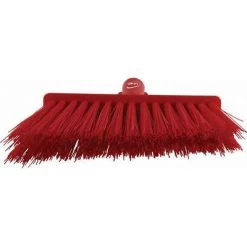 Vikan Stiff Bristle, 4.5-6 Inch Angle Cut Upright Broom Head, Red -Cleaning tool store PI Asset 946676