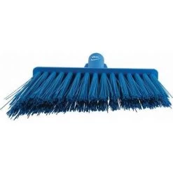 Vikan Stiff Bristle, 4.5-6 Inch Angle Cut Upright Broom Head, Blue -Cleaning tool store PI Asset 946748