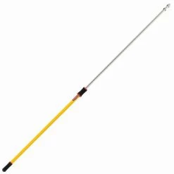 Rubbermaid Extension Handle, Quick Change Mop Connection Type, Yellow, Aluminum, 48" To 96" Handle Length -Cleaning tool store PI Asset 949045