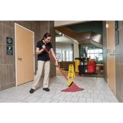 Rubbermaid Red Polypropylene Mop Bucket And Wringer, 8-3/4 Gal. 12 Rubbermaid Red Polypropylene Mop Bucket And Wringer, 8-3/4 Gal. -Cleaning tool store PI Asset 966535