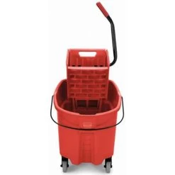 Rubbermaid Red Polypropylene Mop Bucket And Wringer, 8-3/4 Gal. 13 Rubbermaid Red Polypropylene Mop Bucket And Wringer, 8-3/4 Gal. -Cleaning tool store PI Asset 966536