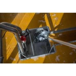 Vikan Stiff Bristle Tank Brush Head, 5.5 X 8 Inch, White -Cleaning tool store PI Asset 971207 1