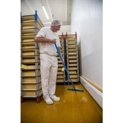 Vikan Stainless Steel Handle For Broom, Squeegee, Or Scraper, 59 Inch, Blue 12 Vikan Stainless Steel Handle For Broom, Squeegee, Or Scraper, 59 Inch, Blue -Cleaning tool store PI Asset 971229