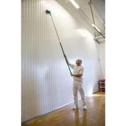 Vikan Aluminum Telescopic Handle For Broom, Squeegee, Or Scraper, 62-113 Inches, Green -Cleaning tool store PI Asset 971231