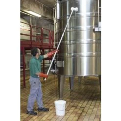 Vikan Aluminum Telescopic Handle For Broom, Squeegee, Or Scraper, 62-113 Inches, Black -Cleaning tool store PI Asset 971233 4