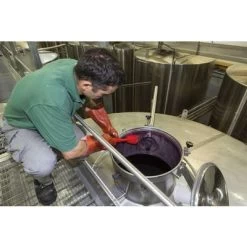 Vikan Stiff Bristle, Long Handled Scrub Brush, 2 X 16.5 Inch, Blue -Cleaning tool store PI Asset 975502