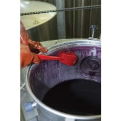 Vikan Stiff Bristle, Long Handled Scrub Brush, 2 X 16.5 Inch, Blue -Cleaning tool store PI Asset 975503