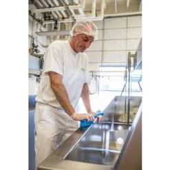 Vikan Scrub Brush: Polyester Bristles, Polypropylene Handle, 4 1/2 In Brush Lg, 5 57/64 In Handle Lg -Cleaning tool store PI Asset 975509