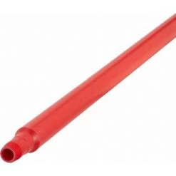 Vikan Heavy Duty Plastic Handle For Broom, Squeegee, Or Scraper, 51 Inch, Red -Cleaning tool store PI Asset 977099