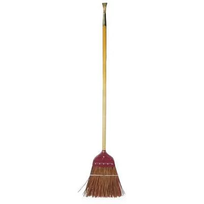 Track Broom W/Chisel #2C: 12 In Sweep Face, Stiff, Natural, Brown Bristle, 8 In Bristle Lg 1 Track Broom W/Chisel #2C: 12 In Sweep Face, Stiff, Natural, Brown Bristle, 8 In Bristle Lg
